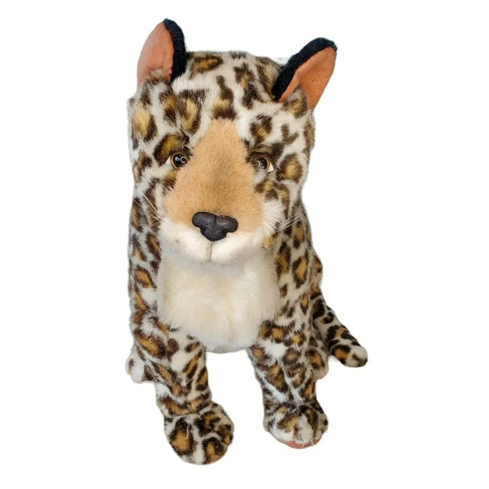 Lucky Plush Toys Realistic Leopard‎ Hard Stuffed Animal Large Sitting 17